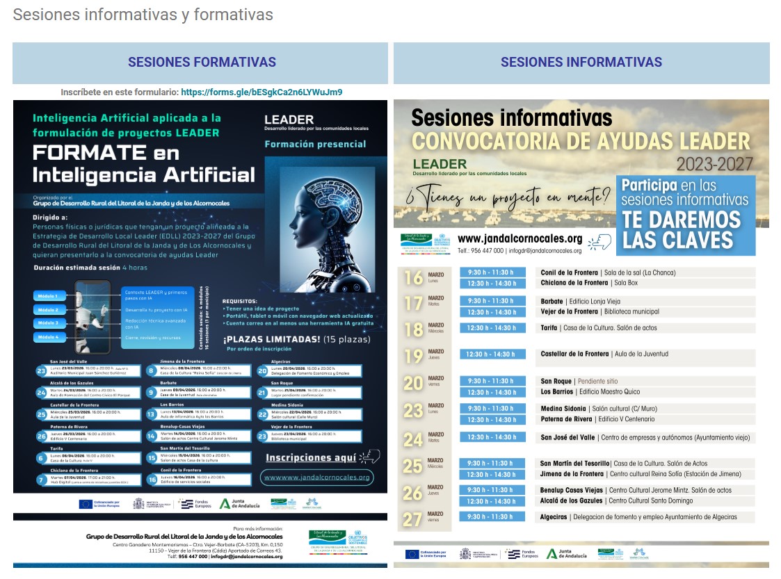 El GDR activa sesiones informativas y una formación en IA para ayudar a preparar proyectos ante la próxima convocatoria LEADER 2023–2027